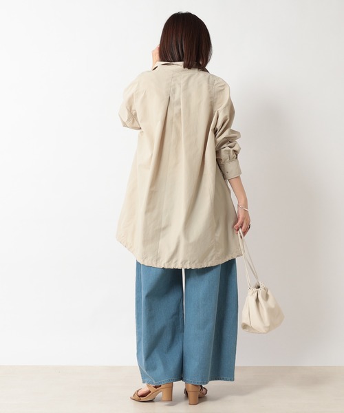 RIVE DROITE（リヴドロワ）の「サステナライトミドルコート（モッズコート・レディース・ライトベージュ/カーキ・FREE）」の13枚目の写真