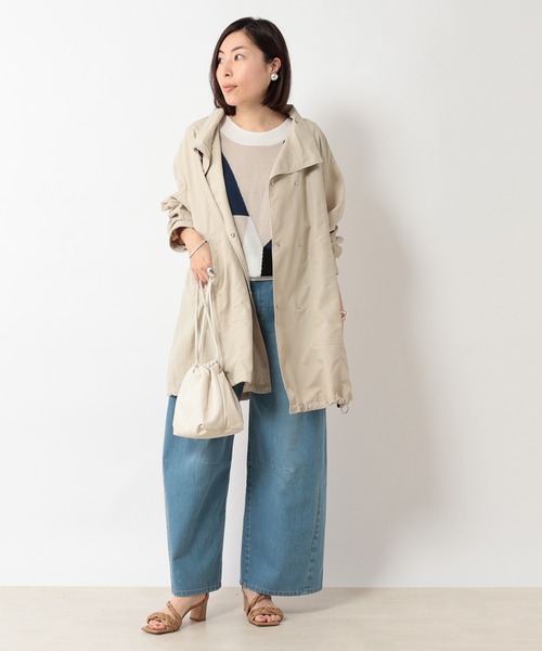 RIVE DROITE（リヴドロワ）の「サステナライトミドルコート（モッズコート・レディース・ライトベージュ/カーキ・FREE）」の11枚目の写真