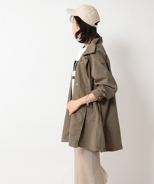 RIVE DROITE（リヴドロワ）の「サステナライトミドルコート（モッズコート・レディース・ライトベージュ/カーキ・FREE）」の9枚目の写真