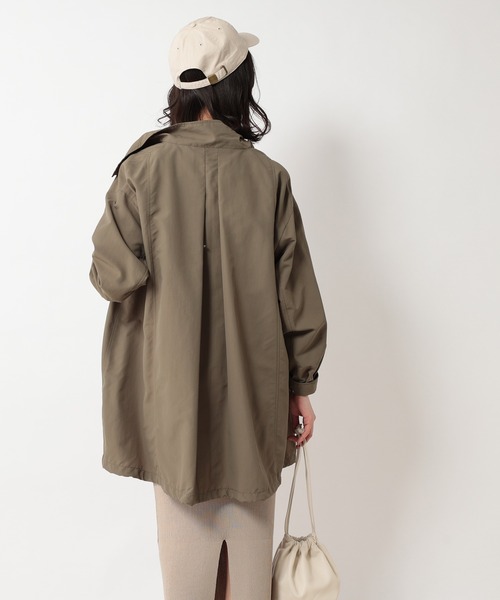 RIVE DROITE（リヴドロワ）の「サステナライトミドルコート（モッズコート・レディース・ライトベージュ/カーキ・FREE）」の10枚目の写真