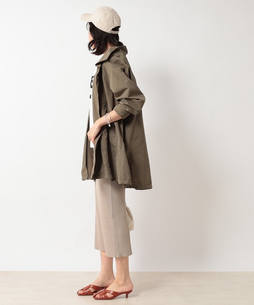 RIVE DROITE（リヴドロワ）の「サステナライトミドルコート（モッズコート・レディース・ライトベージュ/カーキ・FREE）」の14枚目の写真