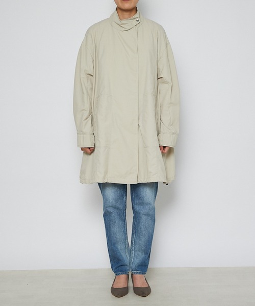 RIVE DROITE（リヴドロワ）の「サステナライトミドルコート（モッズコート・レディース・ライトベージュ/カーキ・FREE）」の16枚目の写真