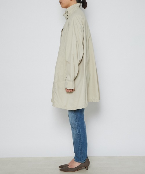 RIVE DROITE（リヴドロワ）の「サステナライトミドルコート（モッズコート・レディース・ライトベージュ/カーキ・FREE）」の17枚目の写真