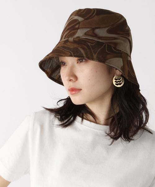 JEANASIS(ジーナシス)の「シアーガラバケハ/271522(ハット・レディース・ブラック系その他/ブラウン系その他/グレー系その他・FREE)」の8枚目の写真