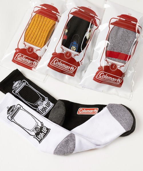 COLEMAN(コールマン)の「【Coleman/コールマン】 ランタン柄&リブライン&アウトドア風 ソックス / 2Pセット(ソックス/靴下・メンズ・ホワイト系その他/イエロー系その他/ホワイト系その他2/ホワイト系その他3・25-27CM)」の16枚目の写真