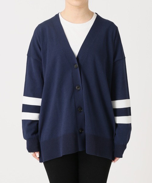 JOURNAL STANDARD（ジャーナルスタンダード）の「PREPPYカーディガン◆（カーディガン/ボレロ・レディース・ネイビー/ナチュラル・FREE）」の15枚目の写真