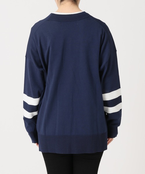 JOURNAL STANDARD（ジャーナルスタンダード）の「PREPPYカーディガン◆（カーディガン/ボレロ・レディース・ネイビー/ナチュラル・FREE）」の17枚目の写真