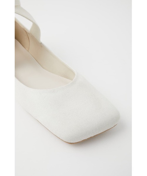 M_(エムアンダーバー)の「【M_】SQUARE TOE FLAT SHOES(パンプス・レディース・ブラウン/アイボリー/ブラック・LARGE/MEDIUM/SMALL)」の8枚目の写真