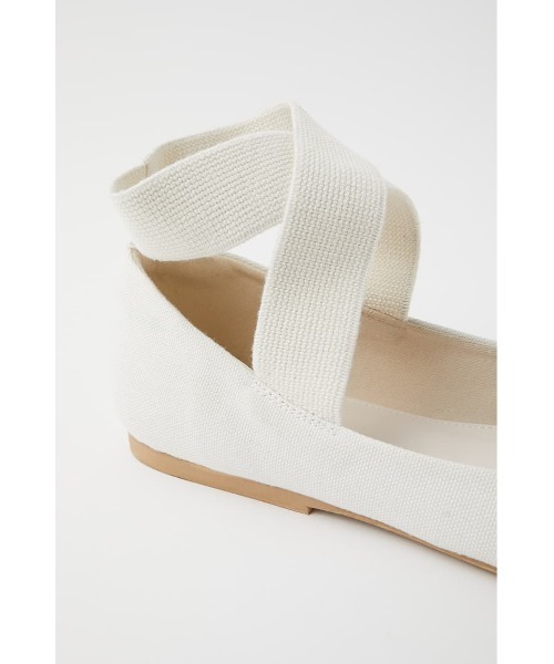 M_(エムアンダーバー)の「【M_】SQUARE TOE FLAT SHOES(パンプス・レディース・ブラウン/アイボリー/ブラック・LARGE/MEDIUM/SMALL)」の9枚目の写真