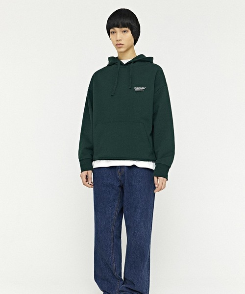 VIVASTUDIO（ビバスタジオ）の「【UNISEX】vivastudio／LOCATION フーディー  2277083（パーカー・レディース・ライトグレー/ブラック/グリーン・SMALL/MEDIUM/LARGE/X-LARGE）」の4枚目の写真