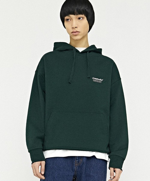 VIVASTUDIO（ビバスタジオ）の「【UNISEX】vivastudio／LOCATION フーディー  2277083（パーカー・レディース・ライトグレー/ブラック/グリーン・SMALL/MEDIUM/LARGE/X-LARGE）」の5枚目の写真