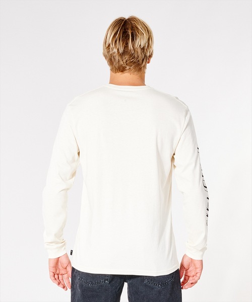 rip curl(リップカール)の「【RIPCURL(リップカール)】FADE OUT ICON/袖プリントロゴ長袖ロンT(Tシャツ/カットソー・メンズ・ブラック/ナチュラル/ピンク系その他/プラム/ブラック×ピンク/ブルー系その他・MEDIUM/LARGE/X-LARGE/SMALL/X-SMALL)」の12枚目の写真