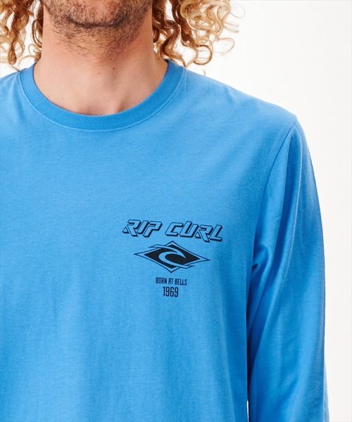 rip curl(リップカール)の「【RIPCURL(リップカール)】FADE OUT ICON/袖プリントロゴ長袖ロンT(Tシャツ/カットソー・メンズ・ブラック/ナチュラル/ピンク系その他/プラム/ブラック×ピンク/ブルー系その他・MEDIUM/LARGE/X-LARGE/SMALL/X-SMALL)」の16枚目の写真