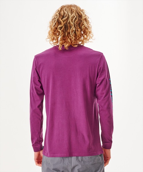 rip curl(リップカール)の「【RIPCURL(リップカール)】FADE OUT ICON/袖プリントロゴ長袖ロンT(Tシャツ/カットソー・メンズ・ブラック/ナチュラル/ピンク系その他/プラム/ブラック×ピンク/ブルー系その他・MEDIUM/LARGE/X-LARGE/SMALL/X-SMALL)」の18枚目の写真