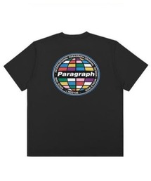 A'GEM/9 × .kom『paragraph/パラグラフ』Random color Earth T-shirt/ランダムカラーアースデザイン 半袖Tシャツ