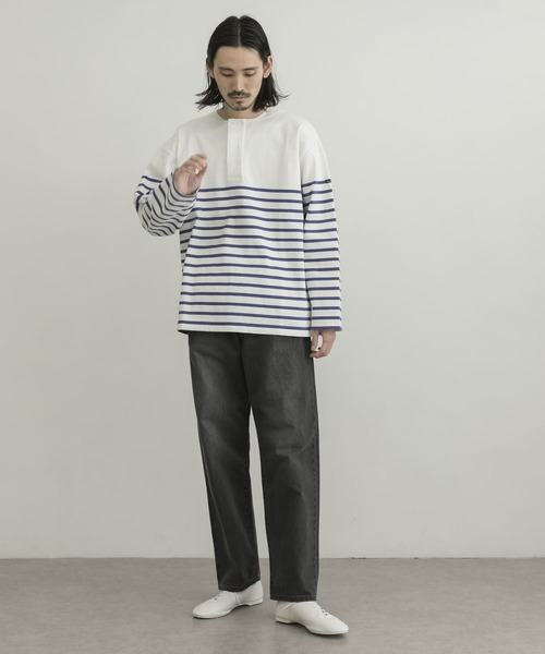 SEEALL（シーオール）の「『別注』SEEALL×Le minor×URBAN RESEARCH  GRAND AMI（Tシャツ/カットソー・メンズ・ホワイト/ブルー系その他・5/6）」の11枚目の写真