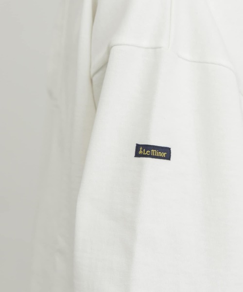 春　別注　SEEALL×Le minor GRAND AMI バスクシャツ　白 PRスタッフが着こなす、話題沸騰の「SEEALL × Le minor」バスク