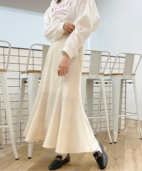 apres jour（アプレジュール）の「ロングマーメイドスカート【ZOZOTOWN限定アイテム】（スカート・レディース・ホワイト系その他2/ホワイト系その他/ピンク/ブラック/ブラック系その他/アイボリー・X-LARGE/MEDIUM/SMALL）」の9枚目の写真