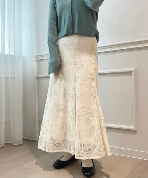 apres jour（アプレジュール）の「ロングマーメイドスカート【ZOZOTOWN限定アイテム】（スカート・レディース・ホワイト系その他2/ホワイト系その他/ピンク/ブラック/ブラック系その他/アイボリー・X-LARGE/MEDIUM/SMALL）」の14枚目の写真