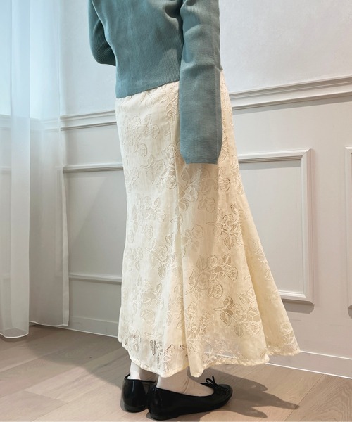 apres jour（アプレジュール）の「ロングマーメイドスカート【ZOZOTOWN限定アイテム】（スカート・レディース・ホワイト系その他2/ホワイト系その他/ピンク/ブラック/ブラック系その他/アイボリー・X-LARGE/MEDIUM/SMALL）」の18枚目の写真
