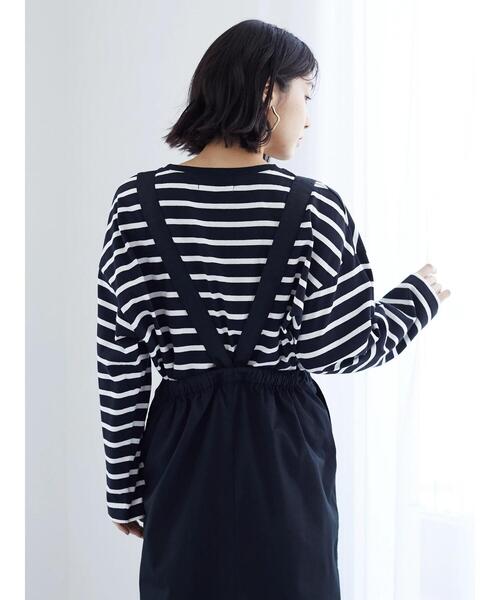 Green　Parks（グリーンパークス）の「スポーティジャンパースカート（ワンピース・レディース・カーキ/ブラック・FREE）」の8枚目の写真