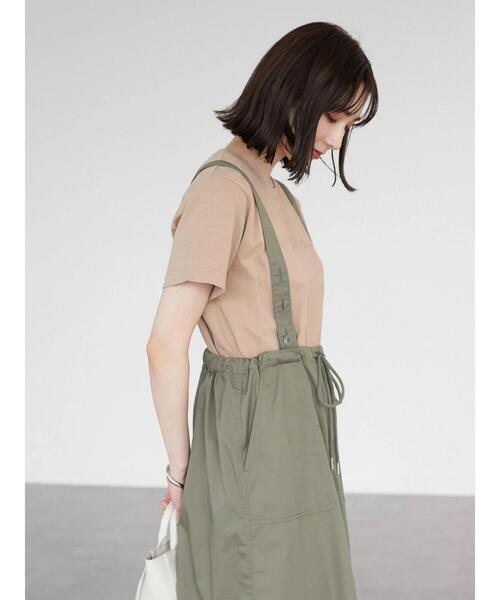 Green　Parks（グリーンパークス）の「スポーティジャンパースカート（ワンピース・レディース・カーキ/ブラック・FREE）」の15枚目の写真