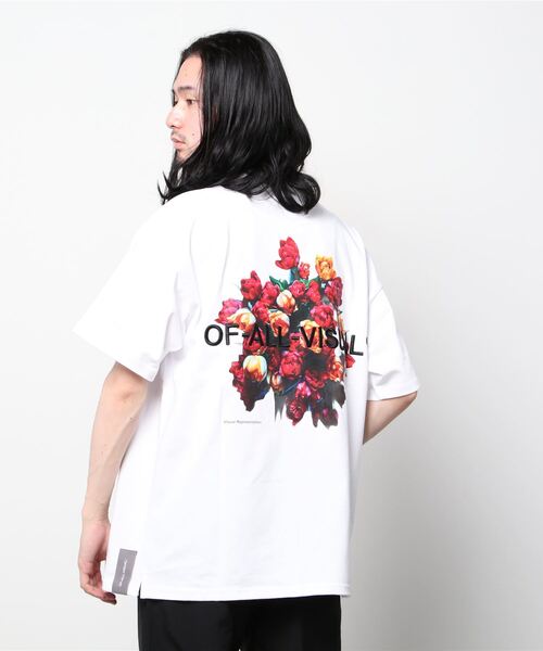 A4A（エーフォーエー）の「A4A/エーフォーエー/C.FLOWER SST/ショートスリーブTシャツ（Tシャツ/カットソー・メンズ・ホワイト/ブラック・FREE）」の5枚目の写真