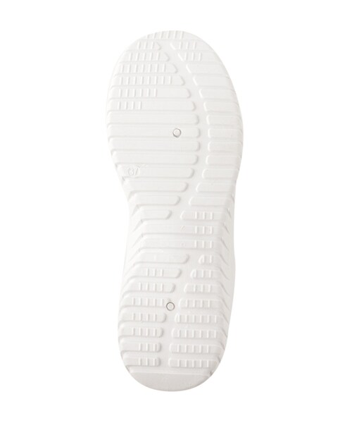 SHOO・LA・RUE（シューラルー）の「◆ニットスニーカー（スニーカー・レディース・グレー/サンドベージュ/ブラック・35/45）」の5枚目の写真