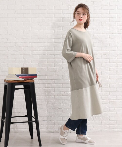 SHOO・LA・RUE（シューラルー）の「◆ニットスニーカー（スニーカー・レディース・グレー/サンドベージュ/ブラック・35/45）」の8枚目の写真