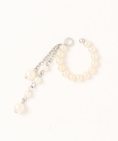 Kana（カナ）の「パール フープ ドロップ 結婚式 お呼ばれ イヤーカフ（イヤーカフ・レディース・シルバー/ゴールド・フリー）」の13枚目の写真