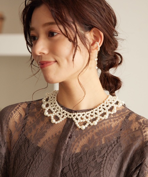 Kana（カナ）の「パール フープ ドロップ 結婚式 お呼ばれ イヤーカフ（イヤーカフ・レディース・シルバー/ゴールド・フリー）」の8枚目の写真