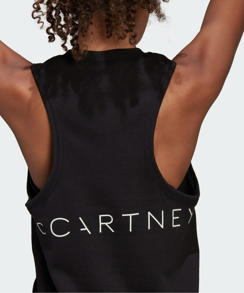 adidas by Stella McCartney(アディダスバイステラマッカートニー)の「【adidas by Stella McCartney】ADIDAS BY STELLA MCCARTNEY スポーツウェア ロゴタンクトップ (レディース)(タンクトップ・レディース・ホワイト/ブラック/パープル・SMALL/MEDIUM/LARGE/X-LARGE)」の6枚目の写真