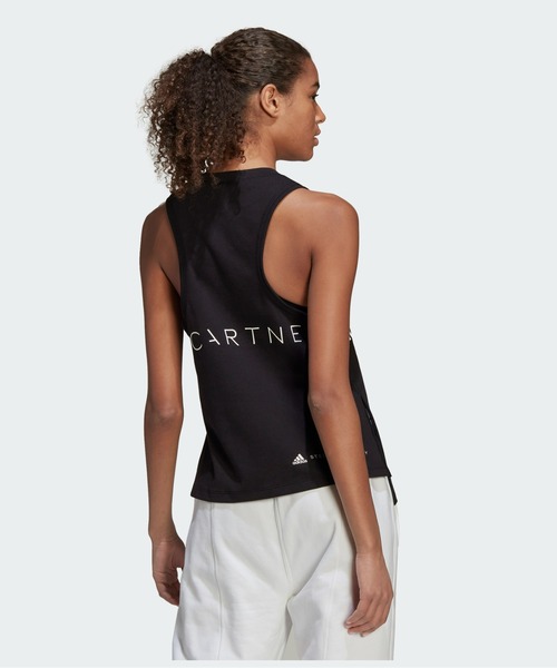 adidas by Stella McCartney(アディダスバイステラマッカートニー)の「【adidas by Stella McCartney】ADIDAS BY STELLA MCCARTNEY スポーツウェア ロゴタンクトップ (レディース)(タンクトップ・レディース・ホワイト/ブラック/パープル・SMALL/MEDIUM/LARGE/X-LARGE)」の5枚目の写真