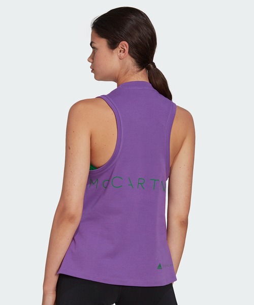 adidas by Stella McCartney(アディダスバイステラマッカートニー)の「【adidas by Stella McCartney】ADIDAS BY STELLA MCCARTNEY スポーツウェア ロゴタンクトップ (レディース)(タンクトップ・レディース・ホワイト/ブラック/パープル・SMALL/MEDIUM/LARGE/X-LARGE)」の16枚目の写真