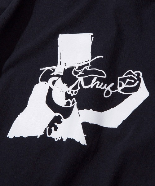 HUF(ハフ)の「DASTARDLY TEE / HUF プリント Tシャツ(Tシャツ/カットソー・メンズ・ホワイト/ブラック・SMALL/MEDIUM/LARGE/X-LARGE/XX-LARGE)」の10枚目の写真