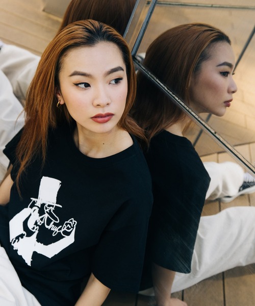 HUF(ハフ)の「DASTARDLY TEE / HUF プリント Tシャツ(Tシャツ/カットソー・メンズ・ホワイト/ブラック・SMALL/MEDIUM/LARGE/X-LARGE/XX-LARGE)」の7枚目の写真