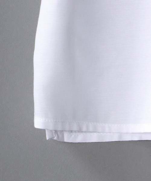 SITRY（シトリー）の「Oversize Drop shoulder Cleric Open Collar Shirt/オーバーサイズ ドロップショルダー クレリック オープンカラー シャツ（シャツ/ブラウス・メンズ・ホワイト/チャコールグレー/ブラック/ブルーグリーン/グレイッシュベージュ/グレイッシュブルー・M/L）」の9枚目の写真