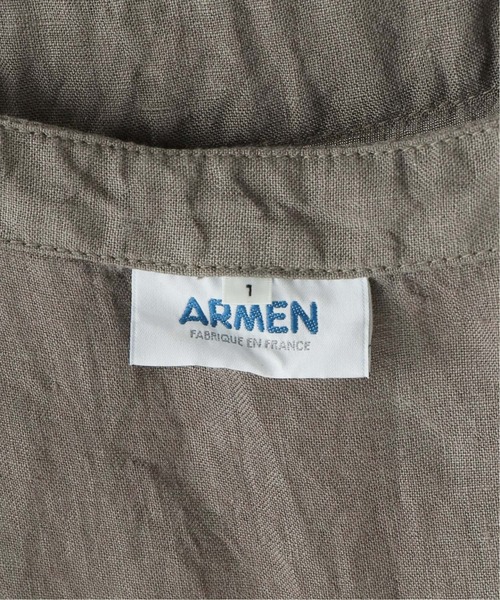 ARMEN(アーメン)の「【ARMEN/アーメン】 LINEN PLAIN BOAT NECK N/S OP:ワンピース(ワンピース・レディース・チャコールグレー/ブラック・SMALL)」の14枚目の写真