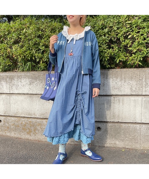 カラーギンガムチェックキャミソールワンピース ワンピース Pink House ピンクハウス のファッション通販 Zozotown