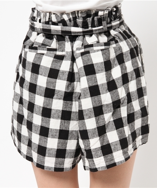 WEGO（ウィゴー）の「WEGO/綿麻ハイウエストタックキュロット（その他パンツ・レディース・ブラック/ブルー/その他1・FREE）」の7枚目の写真