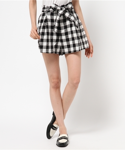 WEGO（ウィゴー）の「WEGO/綿麻ハイウエストタックキュロット（その他パンツ・レディース・ブラック/ブルー/その他1・FREE）」の13枚目の写真