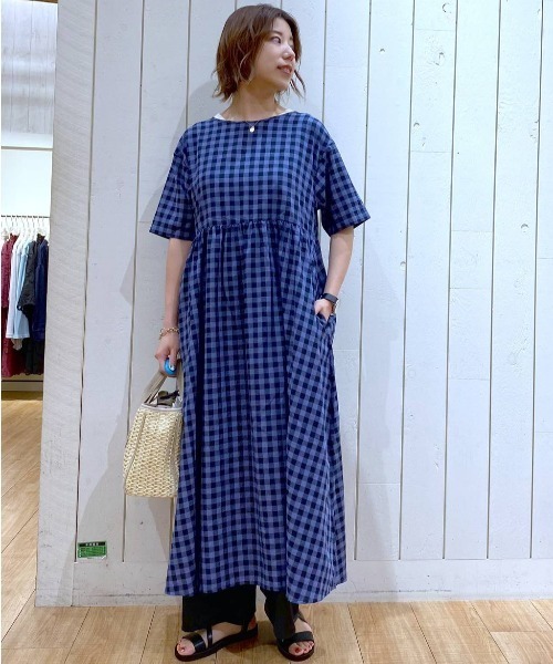 studio CLIP（スタディオクリップ）の「ダブルフロントギンガムワンピース（ワンピース・レディース・その他2/その他1/その他3・MEDIUM/LARGE）」の7枚目の写真