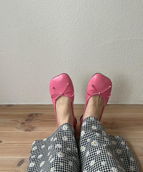 wee9s(ウィークス)の「daisy flare pants / デイジーフレアパンツ(スウェットパンツ・レディース・ブラック/レッド・FREE)」の18枚目の写真