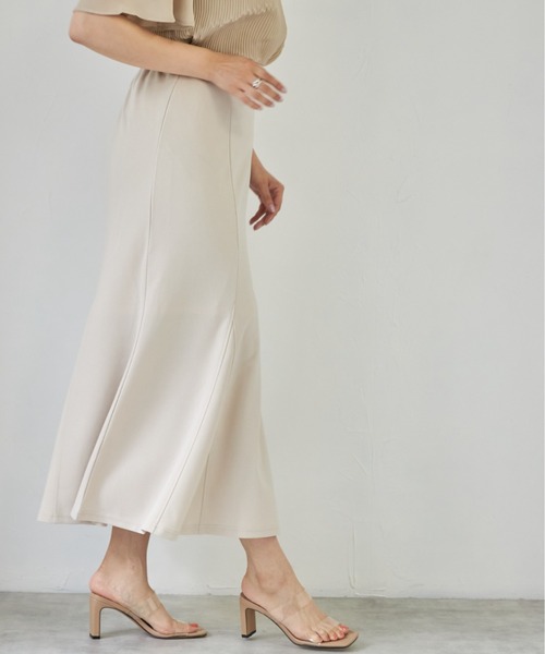 deux amour（ドゥーザムール）の「マーメイドスカート（スカート・レディース・ベージュ/ライム/ブラック・MEDIUM）」の19枚目の写真