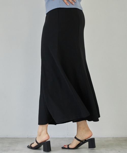 deux amour（ドゥーザムール）の「マーメイドスカート（スカート・レディース・ベージュ/ライム/ブラック・MEDIUM）」の7枚目の写真