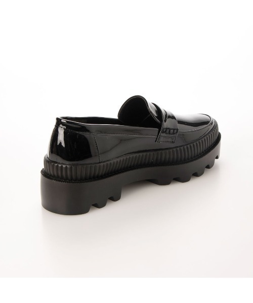 EVOL（イーボル）の「【EVOL】2段ソール厚底コインローファー IT9863（ローファー・レディース・ブラック/アイボリー/ブラック系その他・LL/S/M/L）」の11枚目の写真