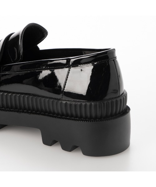 EVOL（イーボル）の「【EVOL】2段ソール厚底コインローファー IT9863（ローファー・レディース・ブラック/アイボリー/ブラック系その他・LL/S/M/L）」の13枚目の写真