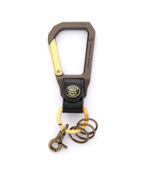 master-piece（マスターピース）の「master-piece（マスターピース）CARABINER キーホルダー No.02000（キーホルダー・メンズ・ブラック/レッド/グリーン/モカ/キャメル・F）」の6枚目の写真