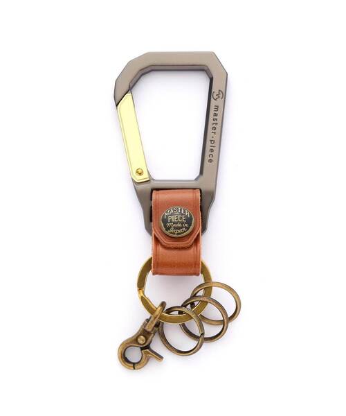 master-piece（マスターピース）の「master-piece（マスターピース）CARABINER キーホルダー No.02000（キーホルダー・メンズ・ブラック/レッド/グリーン/モカ/キャメル・F）」の9枚目の写真