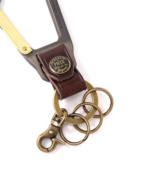 master-piece（マスターピース）の「master-piece（マスターピース）CARABINER キーホルダー No.02000（キーホルダー・メンズ・ブラック/レッド/グリーン/モカ/キャメル・F）」の12枚目の写真
